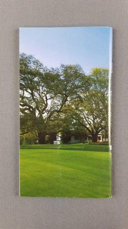Arnold Palmer signed Masters spectator guide