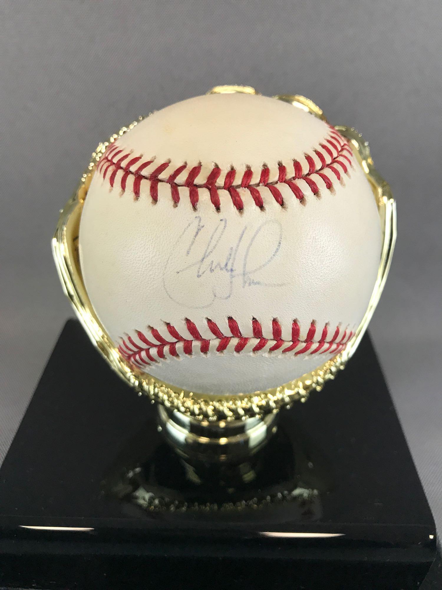 Charles Johnson Signed Baseball