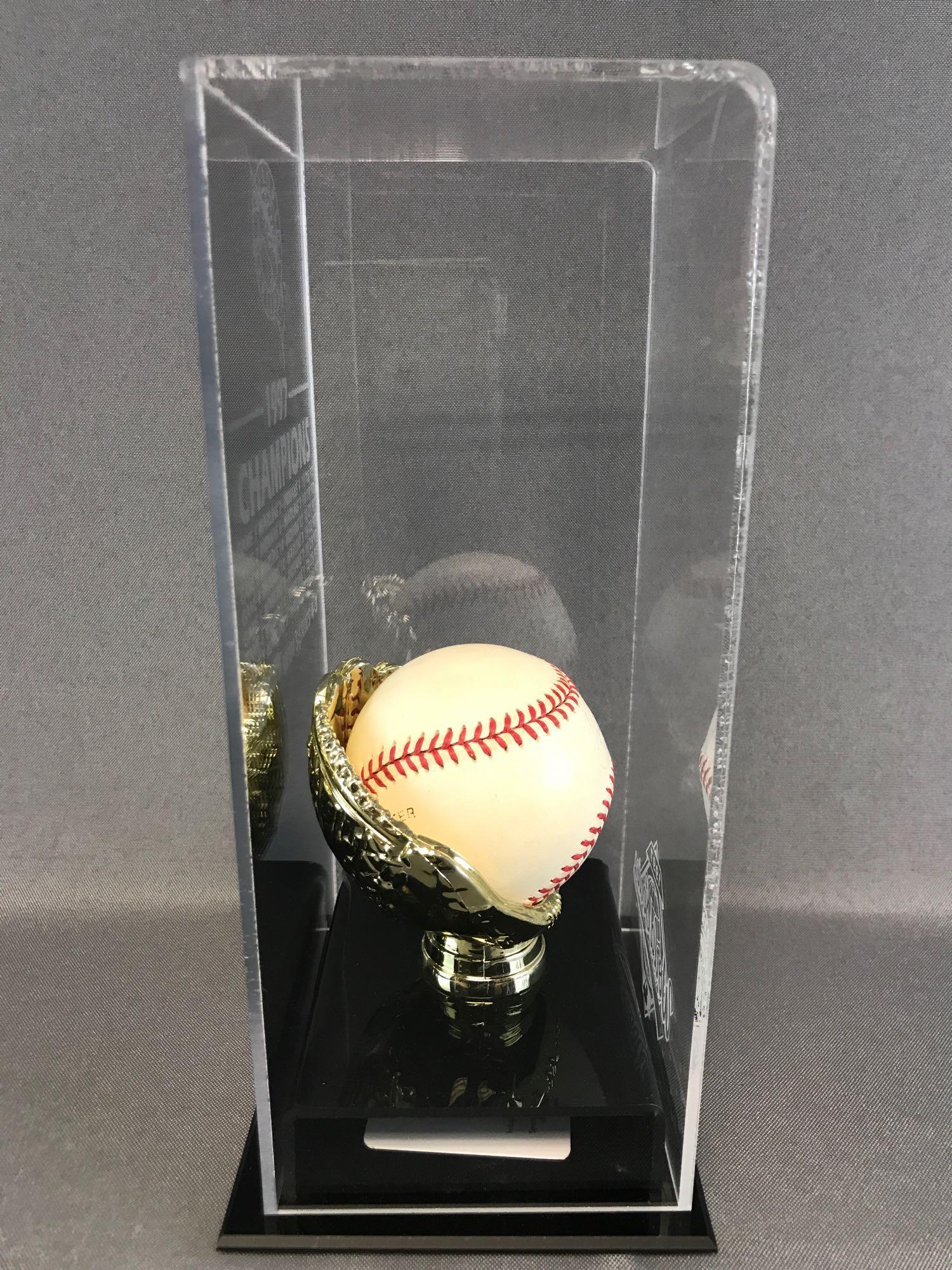 Charles Johnson Signed Baseball
