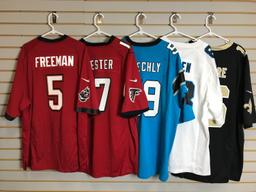 Group of 5 NFL jerseys