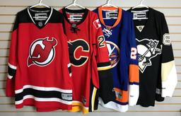 Group of 4 NHL jerseys