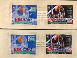 Group of 6 boxes assorted NBA trading cards