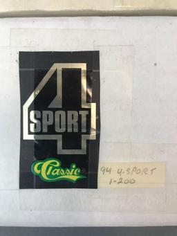 Group of 7 boxes assorted NFL trading cards