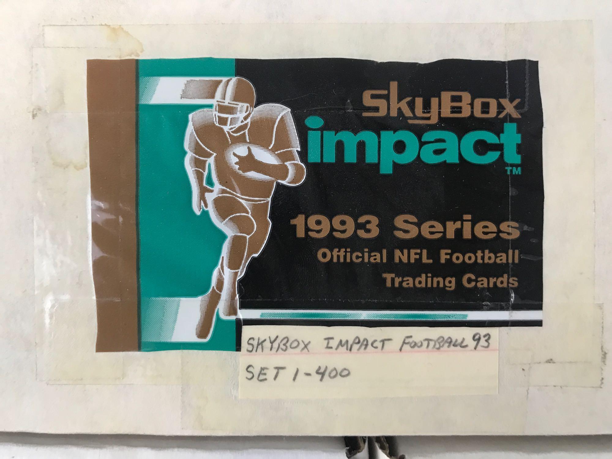 Group of 7 boxes assorted NFL trading cards