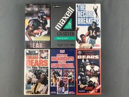 Group of 6 sports VHS tapes