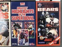 Group of 6 sports VHS tapes