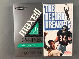 Group of 6 sports VHS tapes