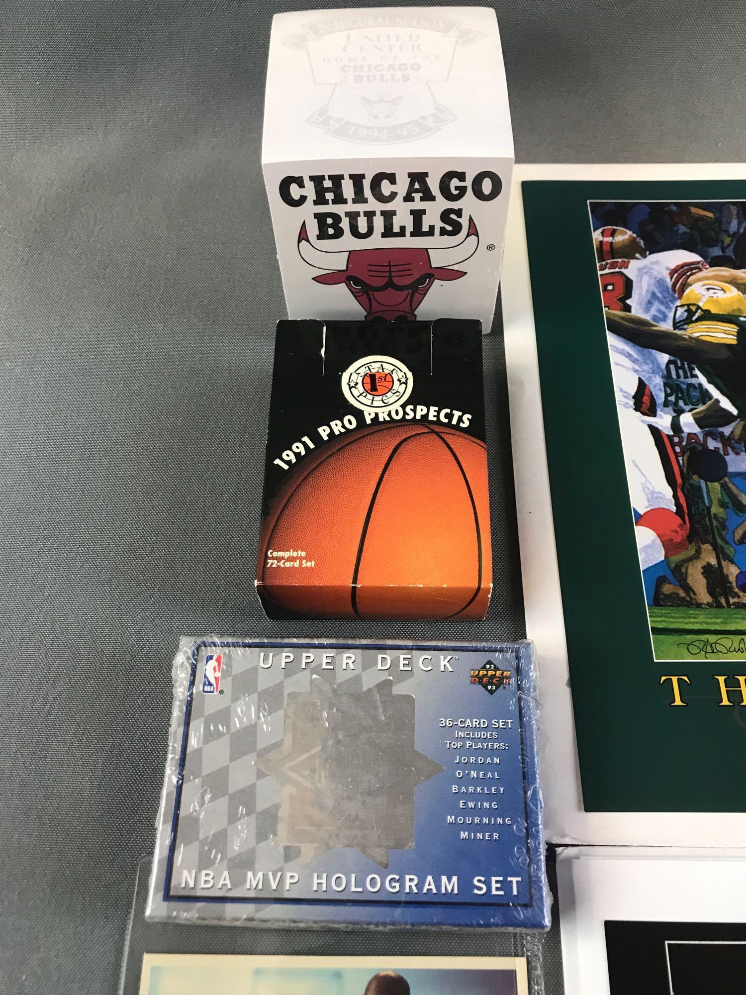 12 piece group assorted sports memorabilia