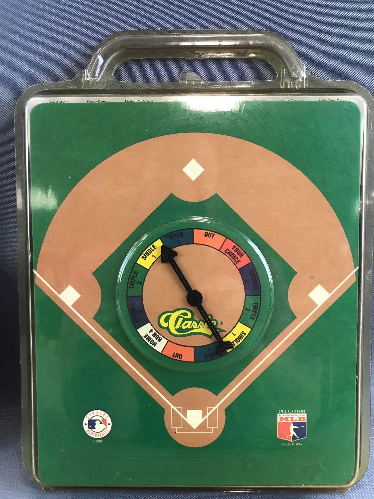 Group of 11 pieces assorted MLB card sets, game