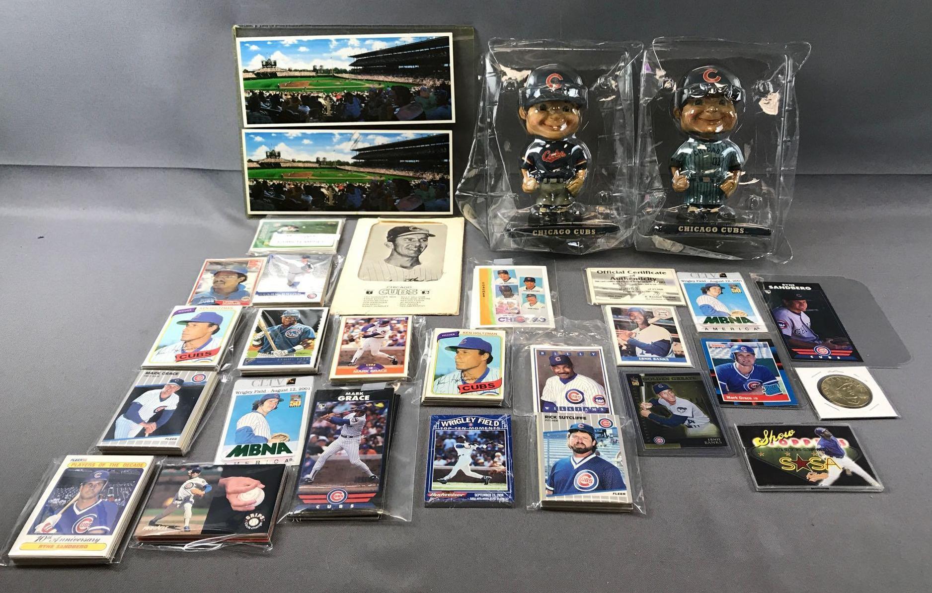 Lot of Chicago Cubs Memorabilia