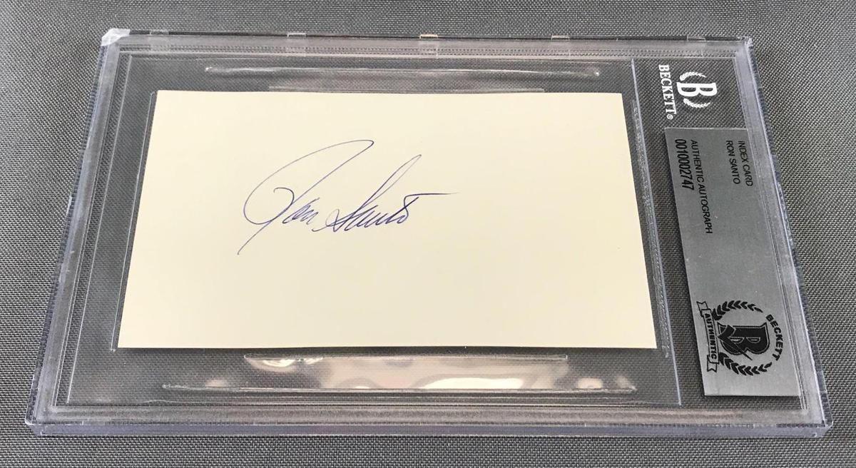 Ron Santo Authentic Autograph