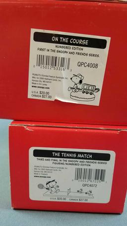2 Peanuts Hallmark figurines