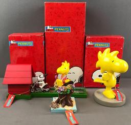 Group of 3 Westland Giftware Peanuts Collection figurines in original packaging