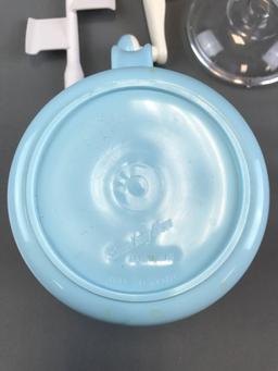 Vintage Donvier Land Snoopy Ice Cream Maker in original packaging-blue