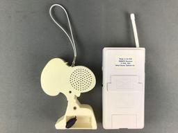 Group of 2 Vintage Snoopy battery powered radios