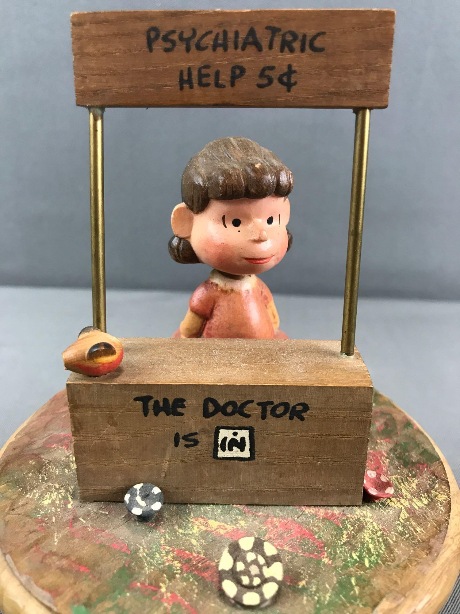 Vintage Anri/Thorens Swiss Movement Peanuts Lucy Music Box