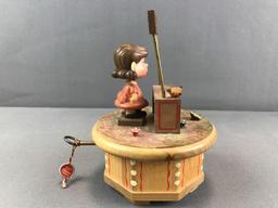 Vintage Anri/Thorens Swiss Movement Peanuts Lucy Music Box