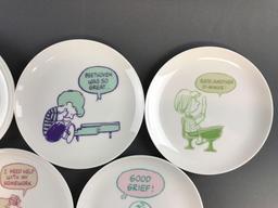 Group of 5 Peanuts collector plates