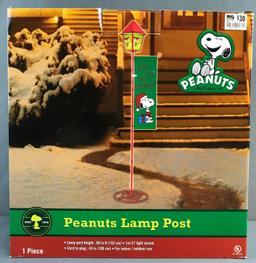 Peanuts Snoopy and Woodstock Lighted Lamp Post Christmas decor