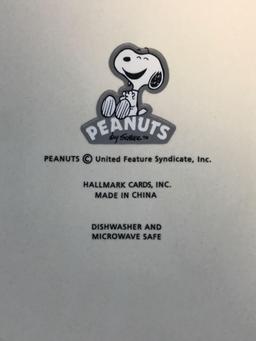 Peanuts Christmas Plate and Cheese Knife