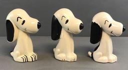Peanuts Group of 3 Vintage Snoopys