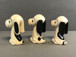 Peanuts Group of 3 Vintage Snoopys