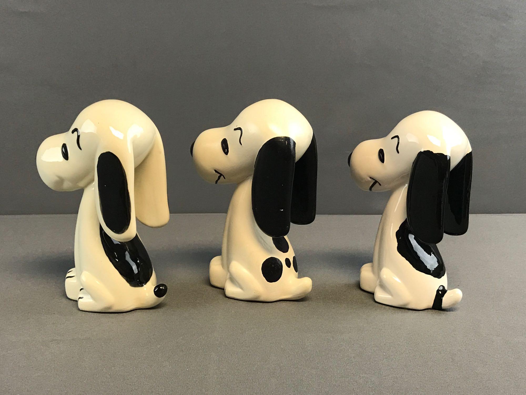 Peanuts Group of 3 Vintage Snoopys