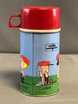 Peanuts Group of 2 Vintage Thermos