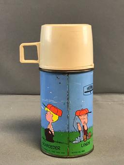 Peanuts Group of 2 Vintage Thermos
