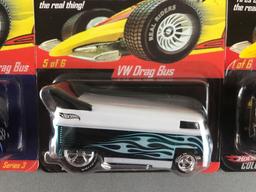 Group of 3 Hot Wheels Real Riders die-cast vehicles