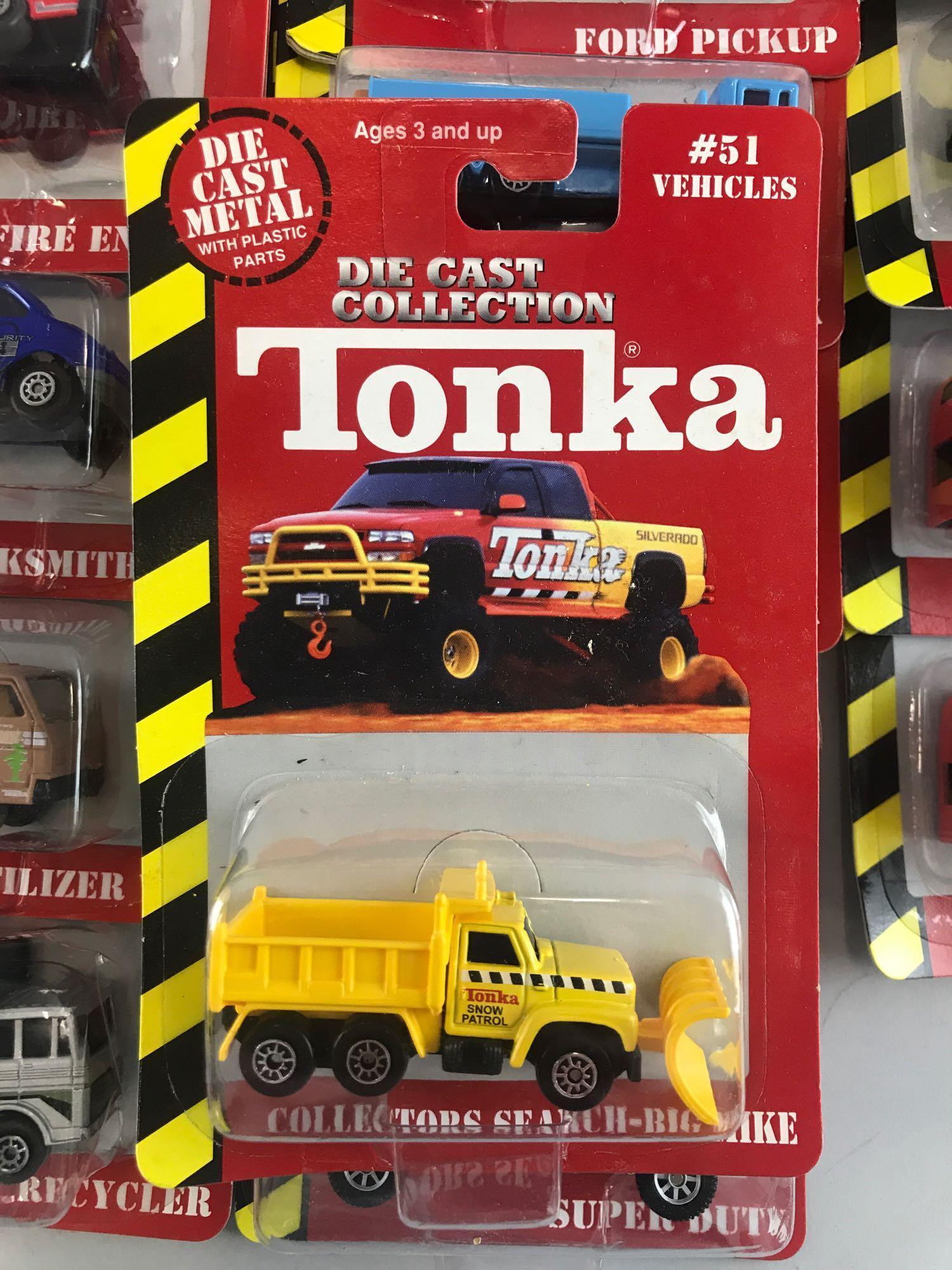 Group of 52 Maisto Tonka Die-Cast Collection Vehicles