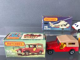 Group of 3 Matchbox Superfast die-cast vehicles