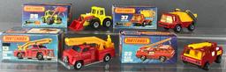 Group of 4 Matchbox Superfast die-cast vehicles