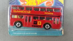Leo Mattel Hot Wheels Premium Double Decker Bus 3291