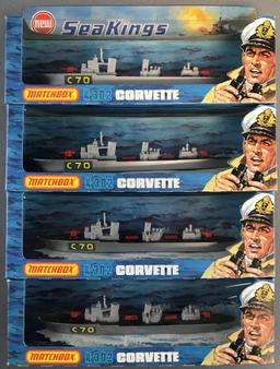 Group of 4 Matchbox Sea Kings No. K-302 Corvette