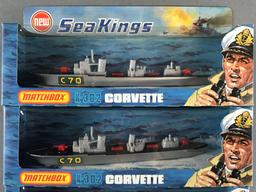 Group of 4 Matchbox Sea Kings No. K-302 Corvette