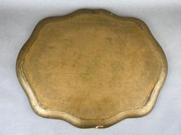 Wood Handmade and Hand Painted Serving Tray