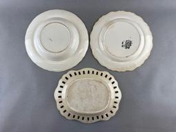 Group of 6 Assorted Ceramic Transferware Plates