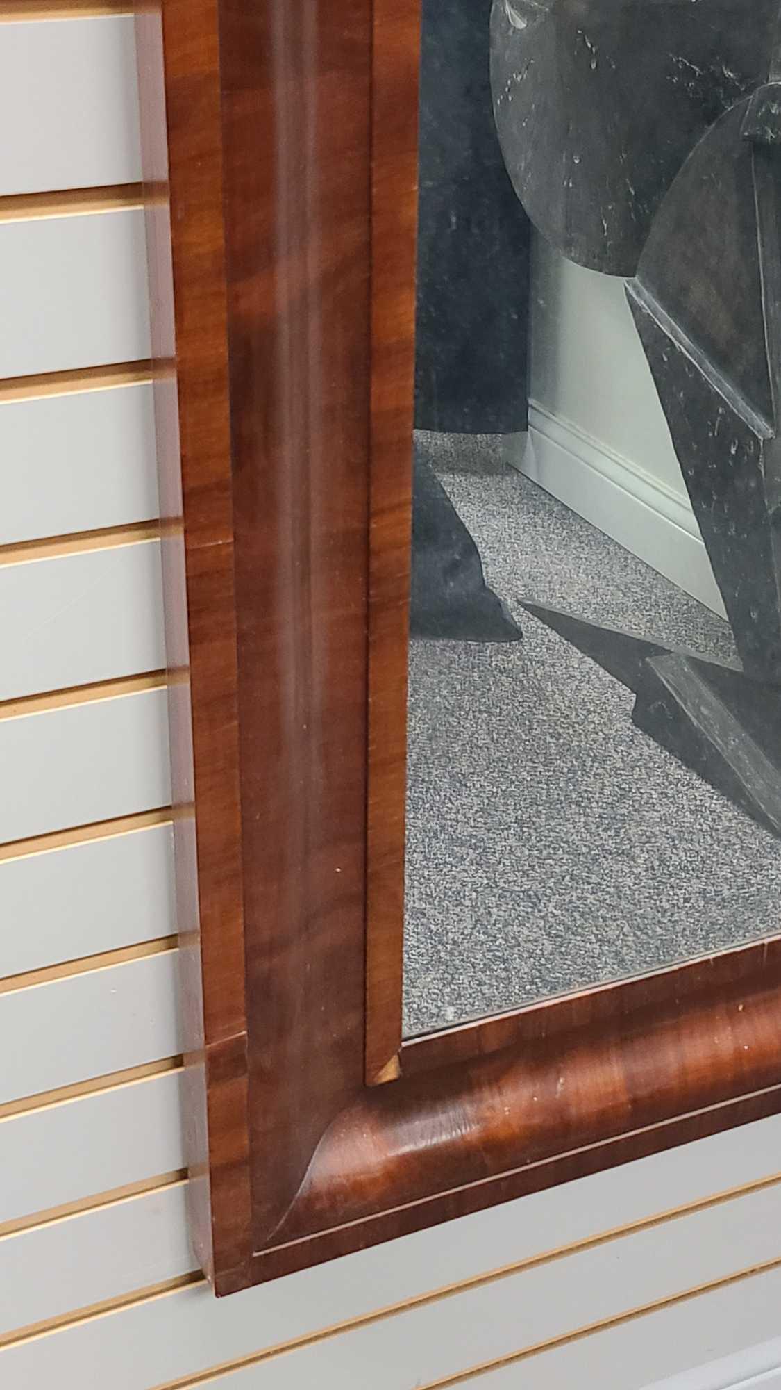 19th Century Mirror Reverse Painted Glass