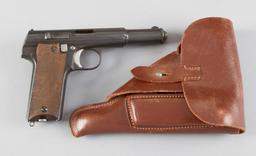 Astra, Model 600/43, Semi-Automatic Pistol, 9 MM Parabellum Caliber, SN 36345, 5 1/4" barrel, blue f