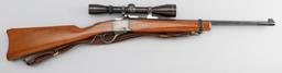 Ruger, No.3, Single Shot Rifle, .223 caliber, SN 130-68574, 22" barrel, blue finish, wood stock with