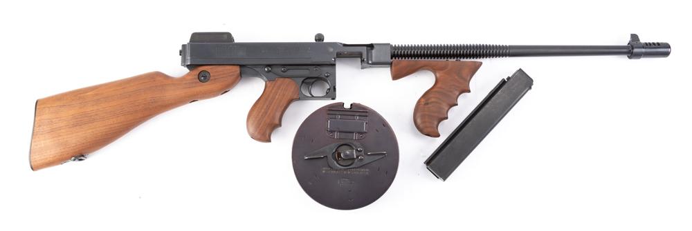 Auto Ordinance Model 1927 A-1, .45 ACP caliber, Serial Number KN8491, 16" barrel.  Cased, new in box