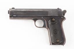Colt Model 1903 Pocket Hammer, .38 Rimless caliber, Serial Number 21206, manufactured in 1908, 3" ba