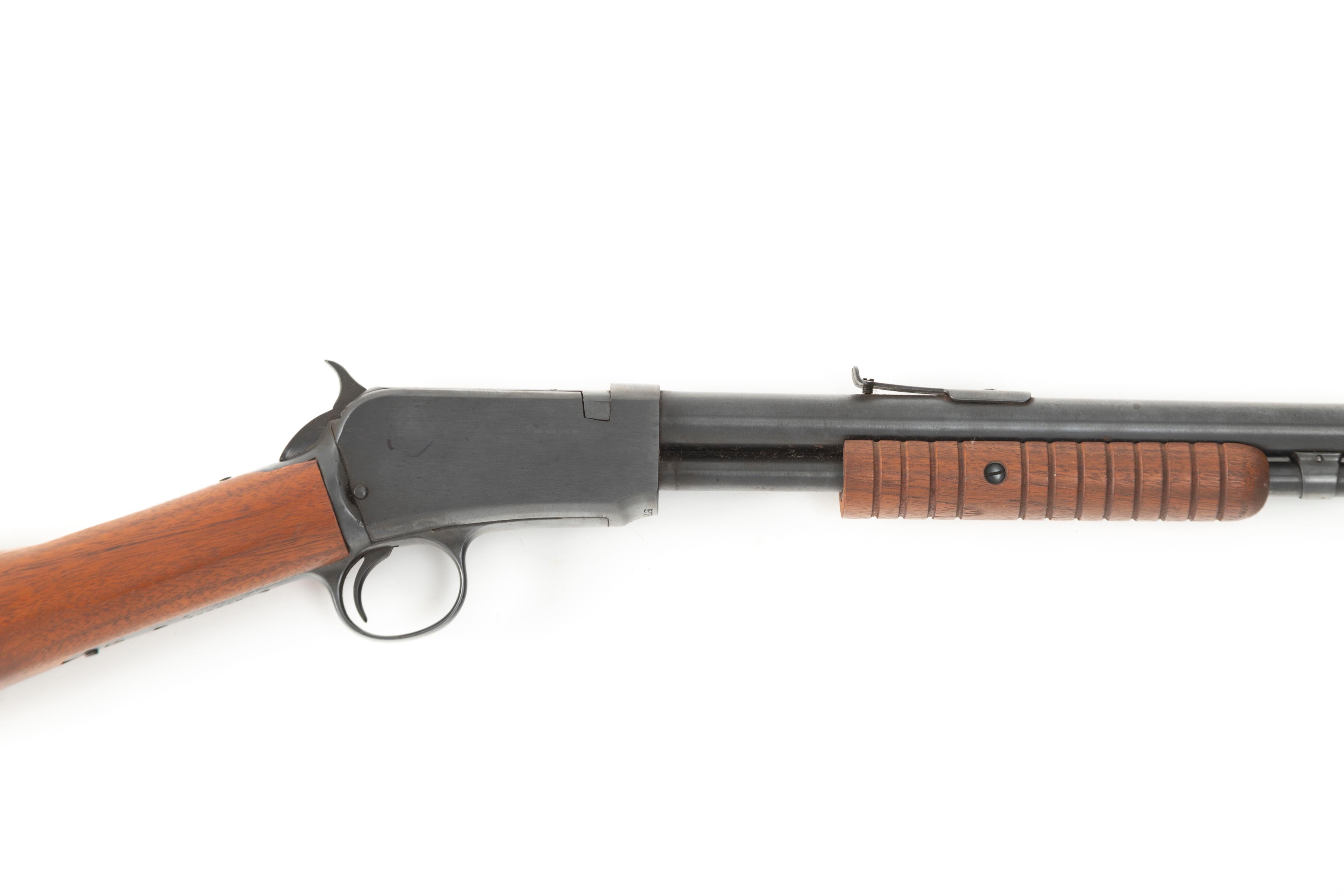 Winchester Model 1906 Pump Action Rifle, .22 S-L LR caliber, SN 576621B, manufactured in 1919, 19" b