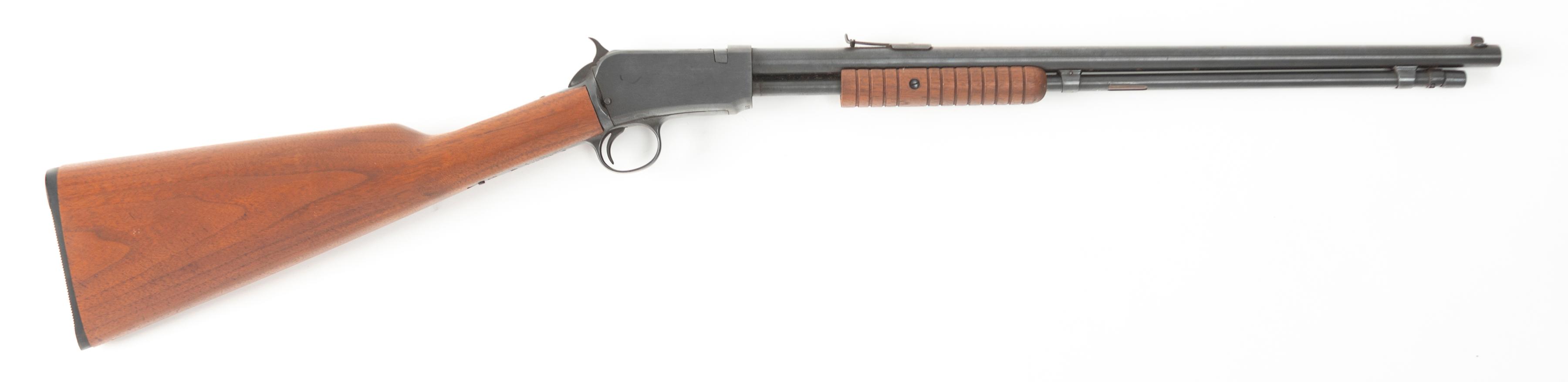 Winchester Model 1906 Pump Action Rifle, .22 S-L LR caliber, SN 576621B, manufactured in 1919, 19" b