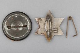 This lot consists of one Pin and one Badge: (1) World's Championship Rodeo Contestant/Boston Garden
