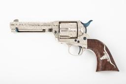 Fantastic engraved Colt SAA Revolver, . 45 caliber, SN 308093, manufactured in 1909, by Texas Master