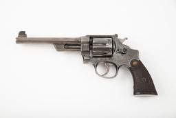 Smith and Wesson 44 Hand Ejector 1st Model Triple Lock Target Revolver, .44 Special caliber, SN 703,