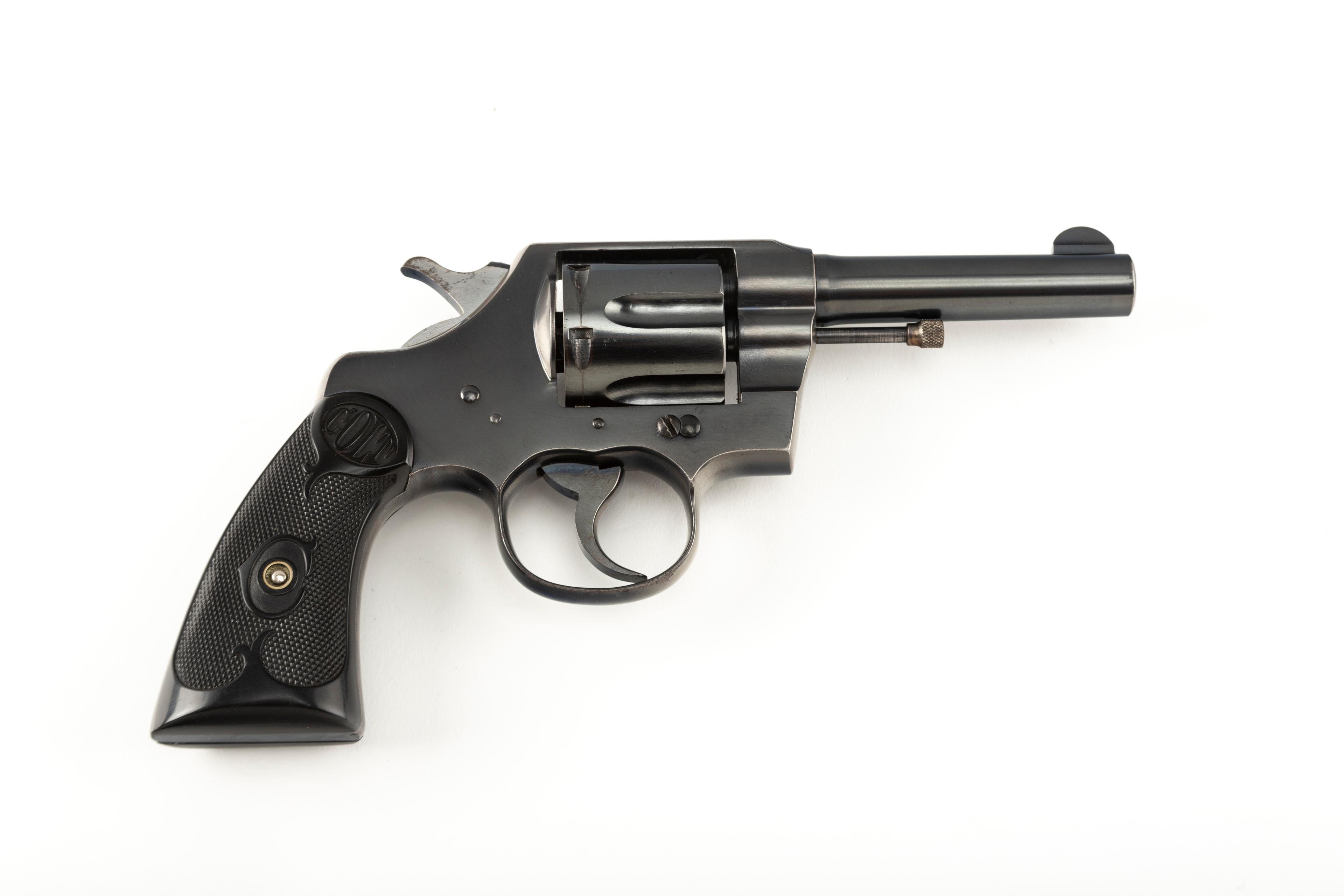 Colt Army Special Revolver, .38 SPL caliber, SN 433475, manufactured in 1919, 4" barrel. This near m