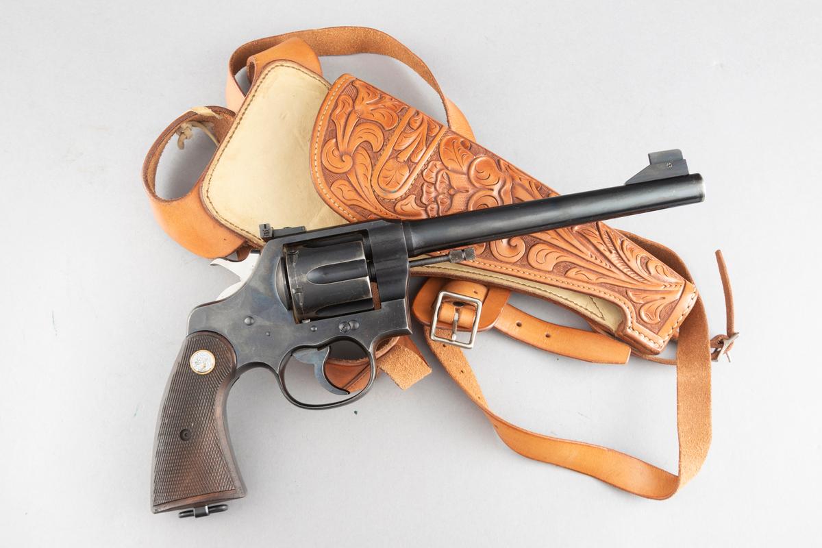 Colt New Service Model Revolver, .45 COLT caliber, SN 323339, manufactured in 1925, 7 1/2" barrel.